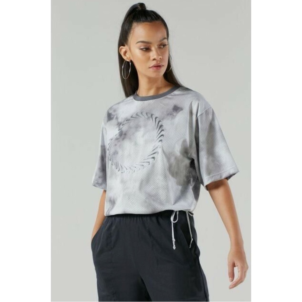 Nike Icon Clash Women's Gym Jersey Training Drawstring Mesh Boxy Shirt